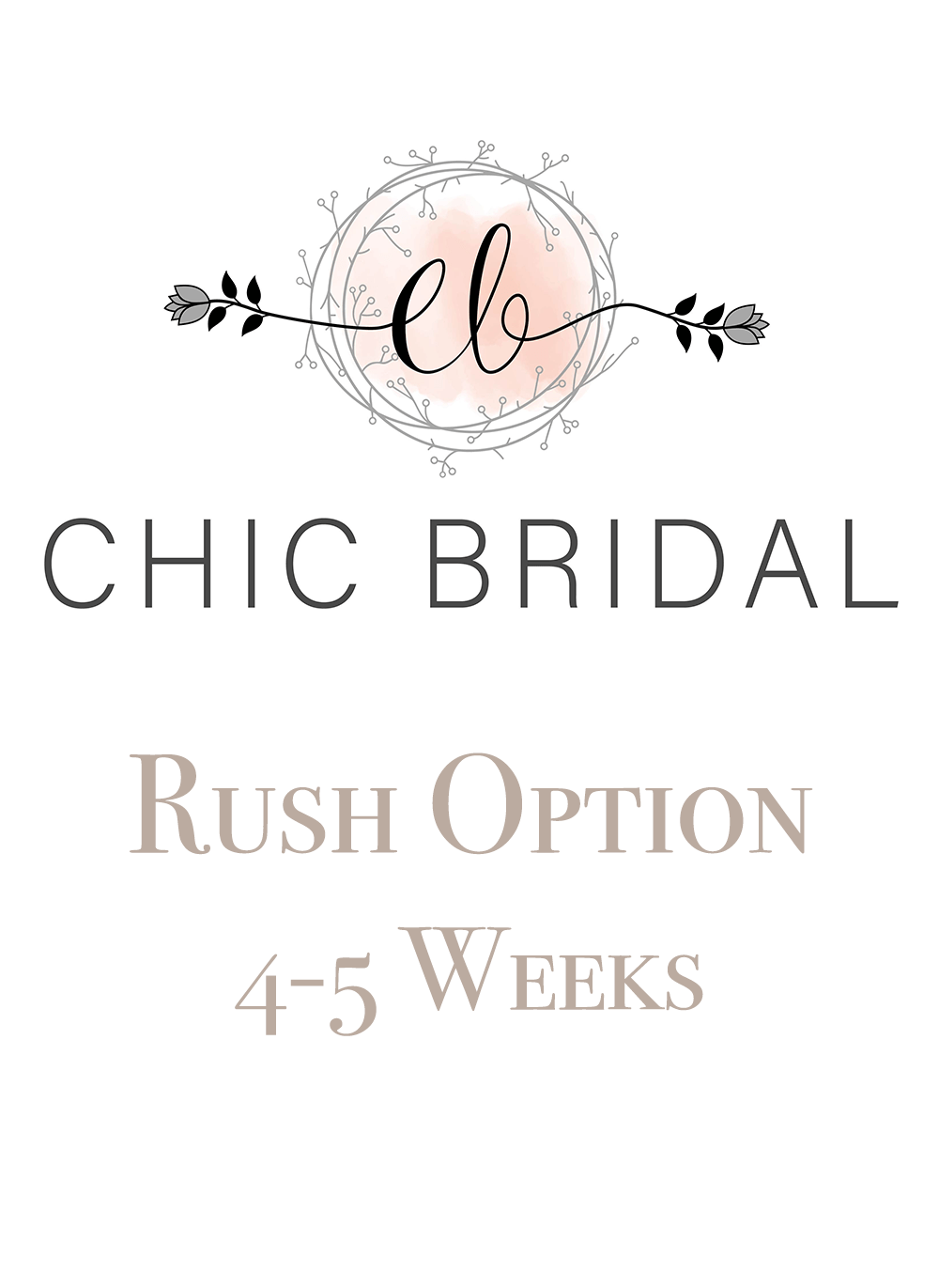 4 - 5 Weeks Rush - #shop_name