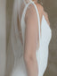 Plain Veil with Crepe Edging - #shop_name